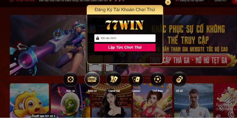 Nạp tiền 77win nhận nhiều ưu đãi